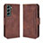 Funda de Cuero Cartera con Soporte Carcasa BY3 para Samsung Galaxy S22 5G