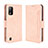 Funda de Cuero Cartera con Soporte Carcasa BY3 para Wiko Ride 3