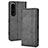 Funda de Cuero Cartera con Soporte Carcasa BY4 para Sony Xperia 1 IV SO-51C