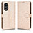 Funda de Cuero Cartera con Soporte Carcasa C01X para Oppo A58 5G