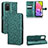 Funda de Cuero Cartera con Soporte Carcasa C01X para Samsung Galaxy F02S SM-E025F