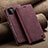 Funda de Cuero Cartera con Soporte Carcasa C02S para Samsung Galaxy A22 5G