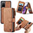 Funda de Cuero Cartera con Soporte Carcasa C02S para Samsung Galaxy S20 Plus