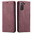 Funda de Cuero Cartera con Soporte Carcasa C03S para Samsung Galaxy S21 FE 5G