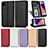 Funda de Cuero Cartera con Soporte Carcasa C03X para Samsung Galaxy A22 5G SC-56B