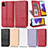 Funda de Cuero Cartera con Soporte Carcasa C03X para Samsung Galaxy F42 5G