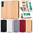 Funda de Cuero Cartera con Soporte Carcasa C03X para Samsung Galaxy S22 5G