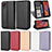 Funda de Cuero Cartera con Soporte Carcasa C03X para Samsung Galaxy XCover 5 SM-G525F