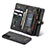 Funda de Cuero Cartera con Soporte Carcasa C04S para Samsung Galaxy S22 Plus 5G