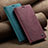 Funda de Cuero Cartera con Soporte Carcasa C10S para Samsung Galaxy S21 Plus 5G