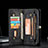 Funda de Cuero Cartera con Soporte Carcasa C11S para Samsung Galaxy S21 Ultra 5G