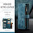 Funda de Cuero Cartera con Soporte Carcasa C14S para Samsung Galaxy S23 Ultra 5G