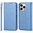 Funda de Cuero Cartera con Soporte Carcasa D01T para Apple iPhone 15 Pro Max