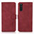 Funda de Cuero Cartera con Soporte Carcasa D01Y para Sony Xperia 10 III SO-52B