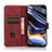 Funda de Cuero Cartera con Soporte Carcasa D01Y para Sony Xperia 10 III SO-52B