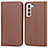 Funda de Cuero Cartera con Soporte Carcasa D03T para Samsung Galaxy S22 5G