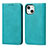 Funda de Cuero Cartera con Soporte Carcasa D04T para Apple iPhone 13