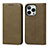 Funda de Cuero Cartera con Soporte Carcasa D04T para Apple iPhone 13 Pro Max