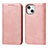 Funda de Cuero Cartera con Soporte Carcasa D04T para Apple iPhone 14