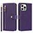 Funda de Cuero Cartera con Soporte Carcasa D06T para Apple iPhone 13 Pro Max