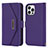 Funda de Cuero Cartera con Soporte Carcasa D07T para Apple iPhone 13 Pro