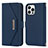 Funda de Cuero Cartera con Soporte Carcasa D07T para Apple iPhone 13 Pro