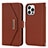 Funda de Cuero Cartera con Soporte Carcasa D07T para Apple iPhone 13 Pro Max