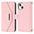 Funda de Cuero Cartera con Soporte Carcasa D07T para Apple iPhone 14 Plus