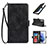 Funda de Cuero Cartera con Soporte Carcasa D09T para Samsung Galaxy S22 Plus 5G