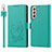 Funda de Cuero Cartera con Soporte Carcasa D11T para Samsung Galaxy S22 Plus 5G