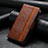 Funda de Cuero Cartera con Soporte Carcasa F04 para Apple iPhone 15 Pro Max