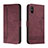 Funda de Cuero Cartera con Soporte Carcasa H01X para Xiaomi Redmi 9AT