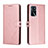 Funda de Cuero Cartera con Soporte Carcasa H02X para Oppo A53s 5G