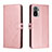 Funda de Cuero Cartera con Soporte Carcasa H02X para Xiaomi Redmi Note 10 4G