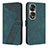 Funda de Cuero Cartera con Soporte Carcasa H04X para Huawei Honor 70 Pro 5G