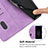 Funda de Cuero Cartera con Soporte Carcasa H04X para Vivo V25e