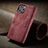 Funda de Cuero Cartera con Soporte Carcasa H26 para Apple iPhone 14 Pro