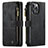 Funda de Cuero Cartera con Soporte Carcasa H27 para Apple iPhone 14 Pro Max