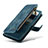 Funda de Cuero Cartera con Soporte Carcasa H28 para Apple iPhone 13