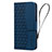 Funda de Cuero Cartera con Soporte Carcasa HF2 para Apple iPhone 15 Pro Max