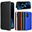 Funda de Cuero Cartera con Soporte Carcasa L02Z para Asus Zenfone 8 ZS590KS