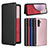 Funda de Cuero Cartera con Soporte Carcasa L02Z para Samsung Galaxy Jump3 5G