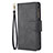 Funda de Cuero Cartera con Soporte Carcasa L03 para Apple iPhone 14 Pro Negro