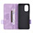 Funda de Cuero Cartera con Soporte Carcasa L03Z para Motorola Moto G52j 5G