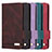 Funda de Cuero Cartera con Soporte Carcasa L03Z para Samsung Galaxy S22 5G