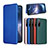 Funda de Cuero Cartera con Soporte Carcasa L04Z para HTC Desire 22 Pro 5G