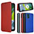 Funda de Cuero Cartera con Soporte Carcasa L04Z para Motorola Moto E13