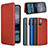 Funda de Cuero Cartera con Soporte Carcasa L04Z para Nokia G11