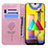 Funda de Cuero Cartera con Soporte Carcasa L05 para Samsung Galaxy M21s