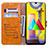 Funda de Cuero Cartera con Soporte Carcasa L06 para Samsung Galaxy M31 Prime Edition